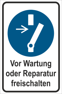 Verbotsaufkleber